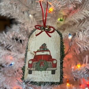Vintage Christmas Red Truck
Wooden Bell Christmas
Ornament